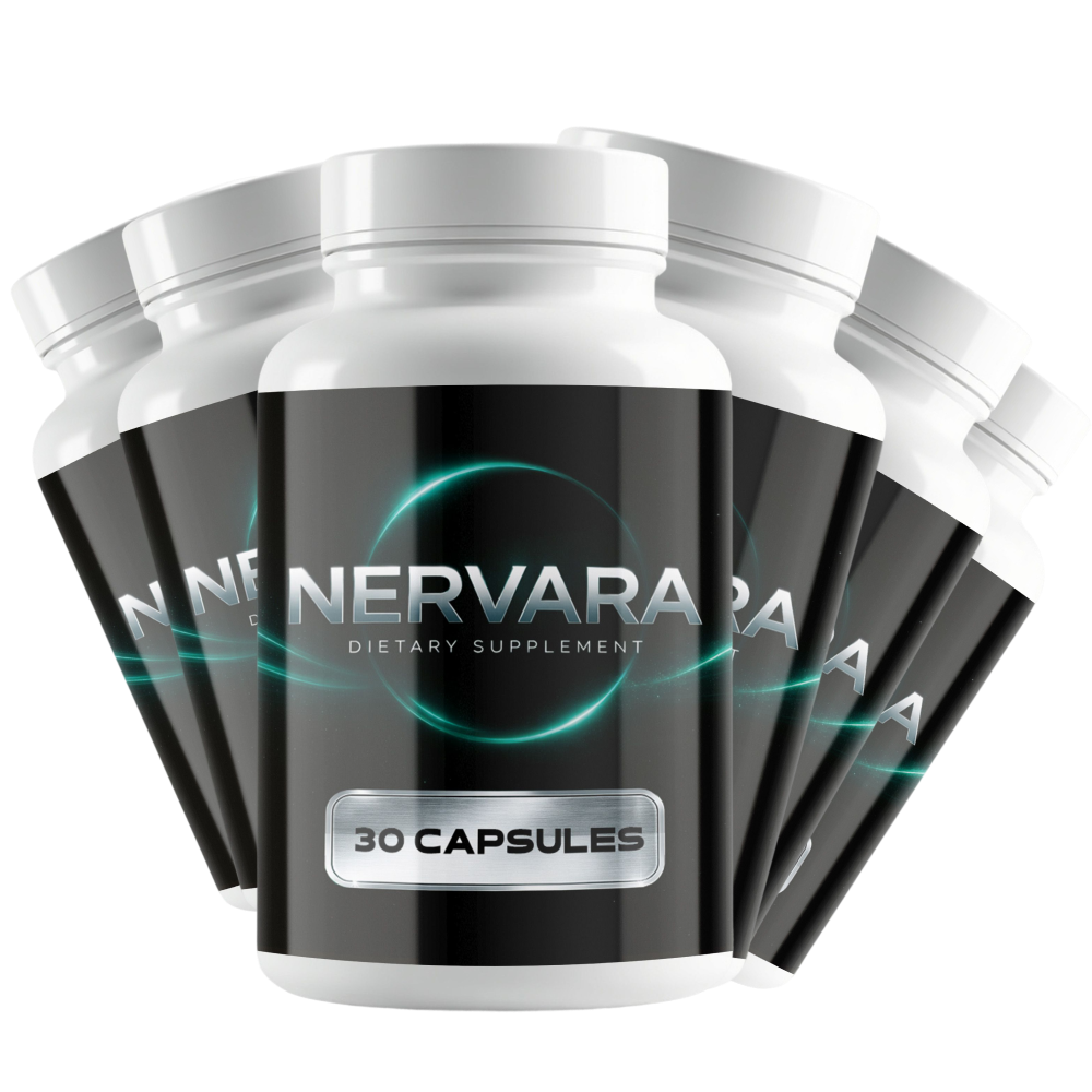 Nervara 6 Pack Dietary Supplement 30 Capsules